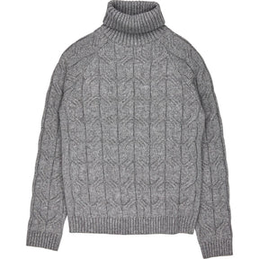 Moss Grey Turtleneck Sweater