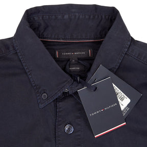 Tommy Hilfiger Navy Garment-Dyed Shirt