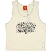 Nigel Cabourn Cream Graphic Vest Medium