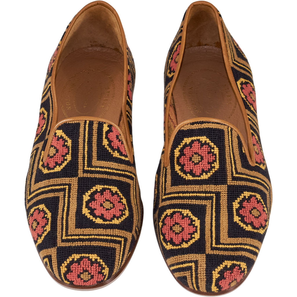 Stubbs & Wootton Multicoloured Leather Loafers