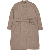 Uniqlo Light Brown Wool Blend Cardigan Coat