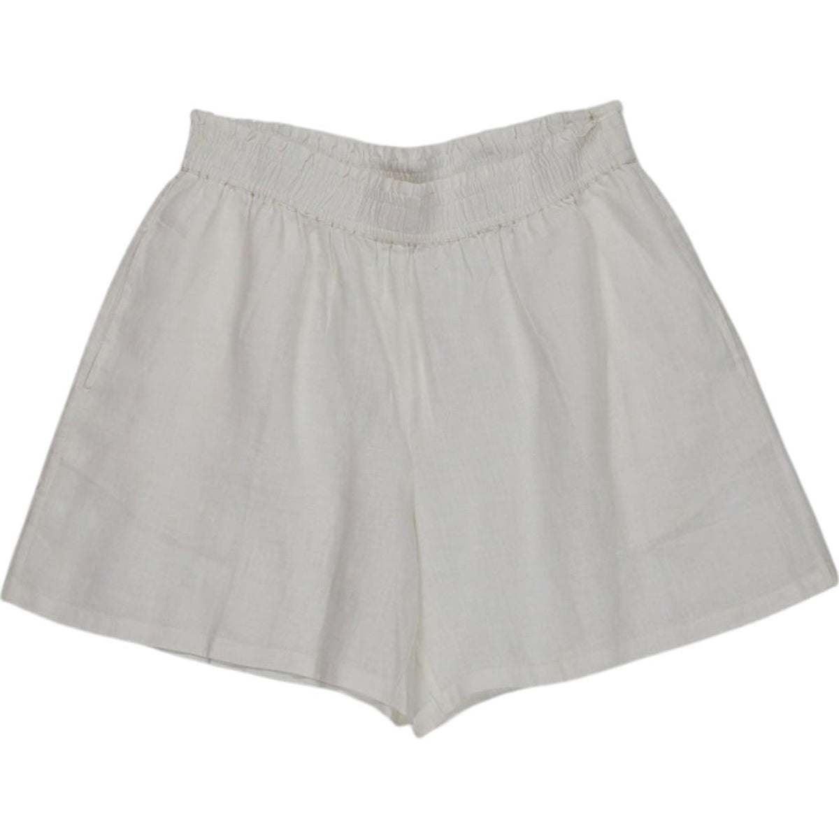 NRBY White Linen Shorts