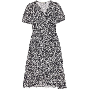 Baukjen Black Floral Midi Dress