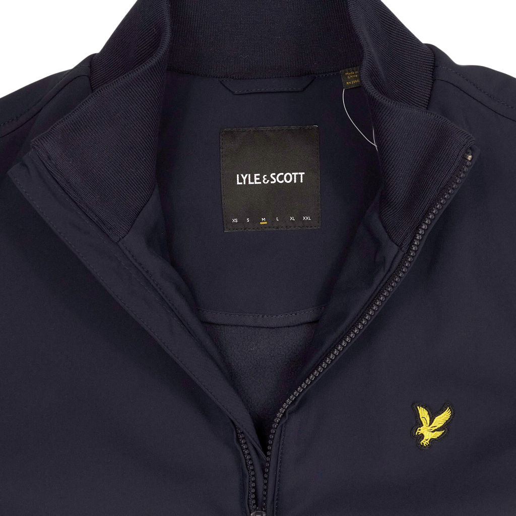 Lyle & Scott Navy High Neck Zip Jacket