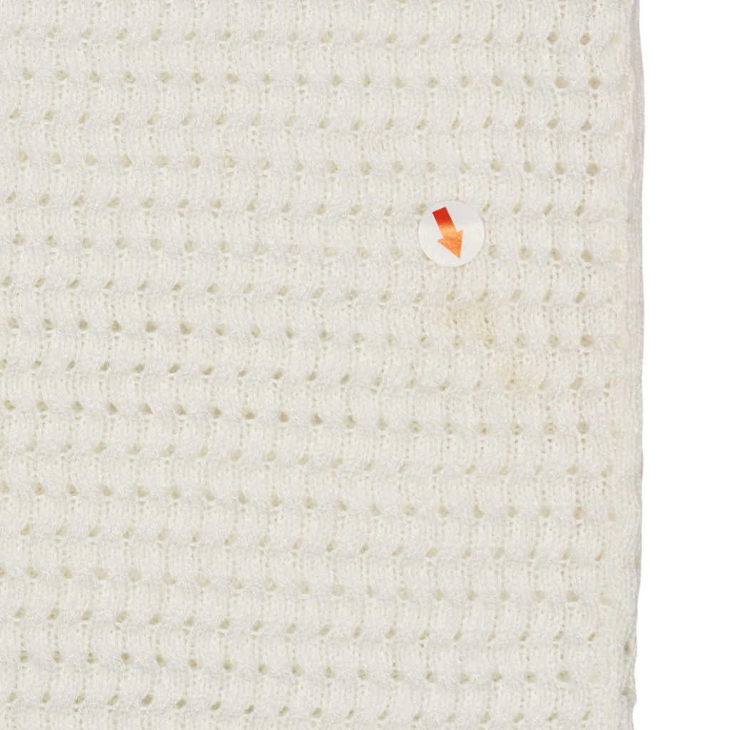 Hush White Florence Scoop Knitted Jumper