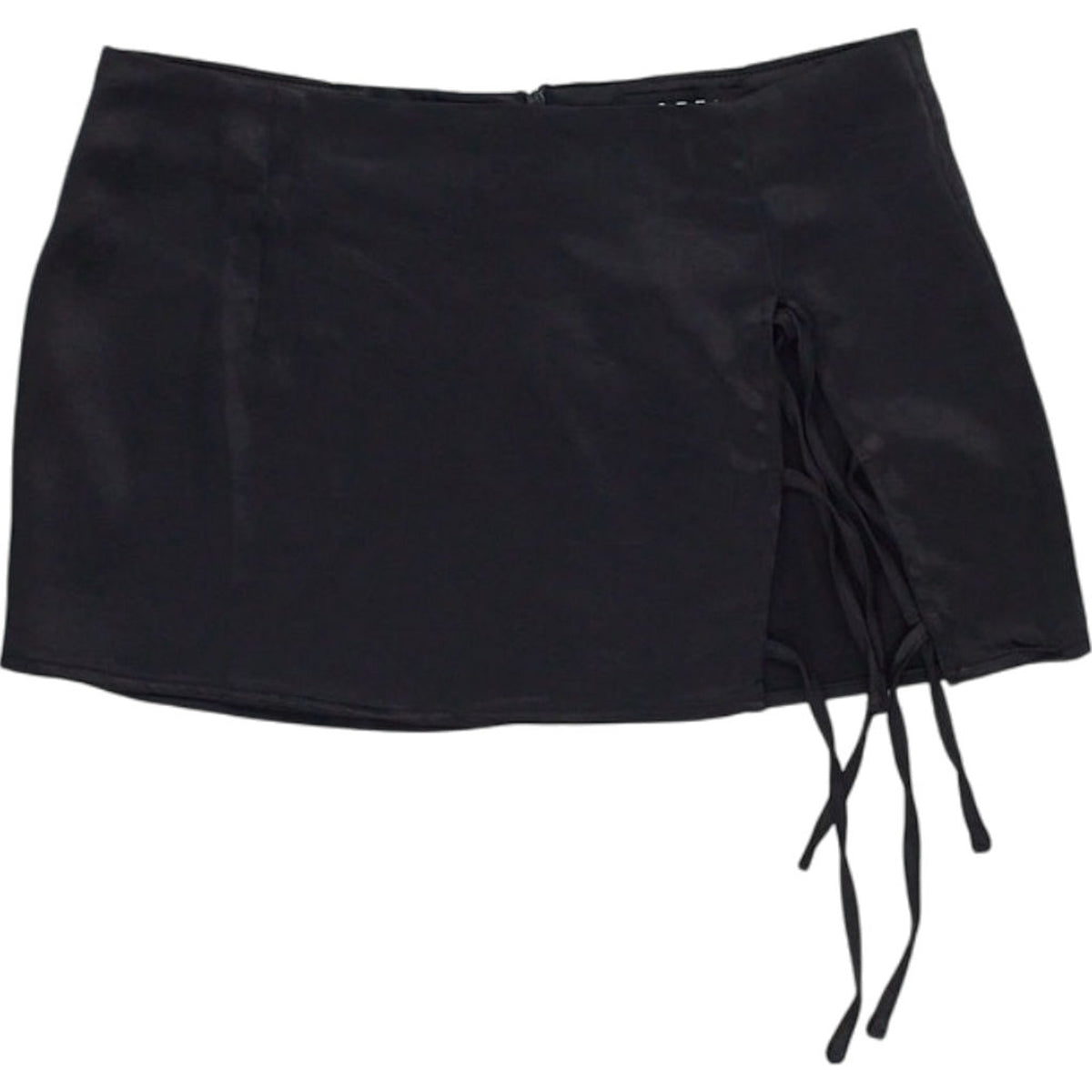Motel Black Satin Gamay Skirt