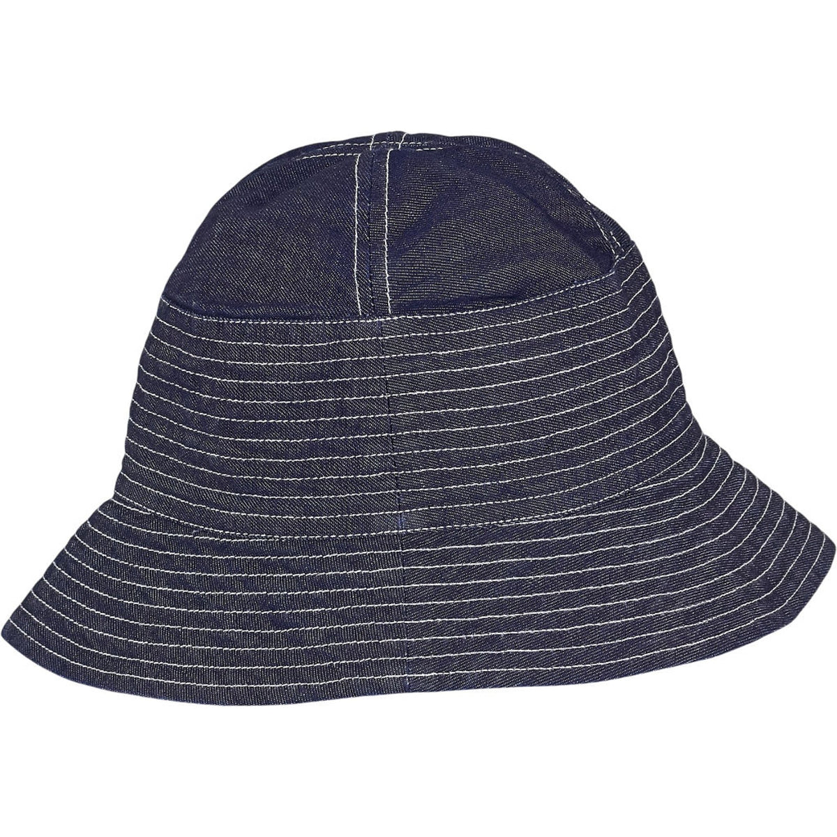 Drakes Blue Denim Bucket Hat