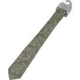 Moss Tessitura Bottinelli Green Paisley Silk Tie