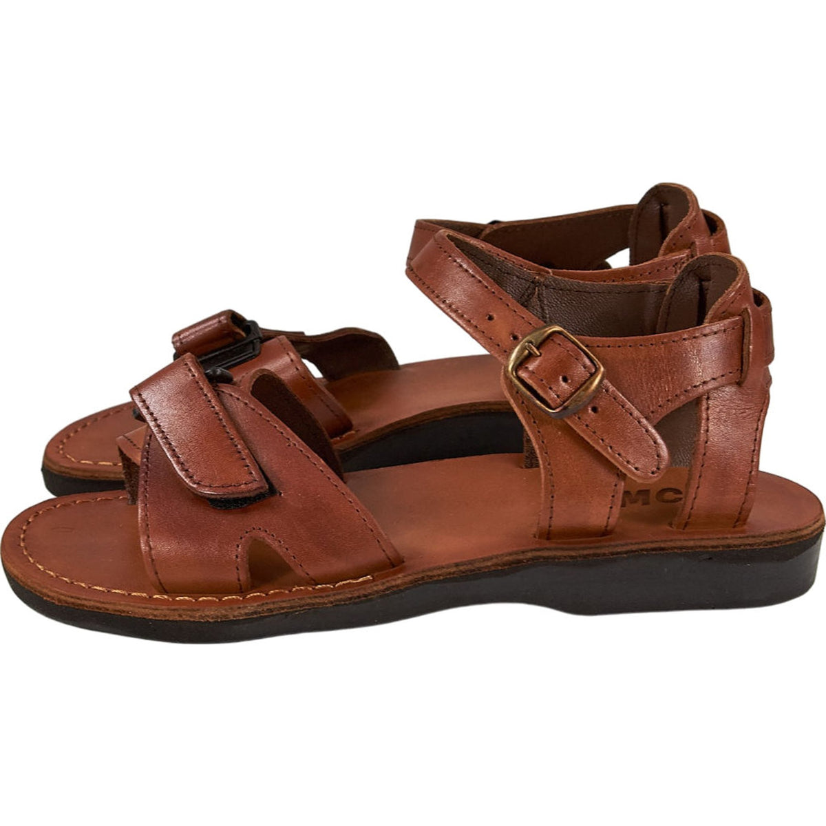 YMC Brown Leather Sandals