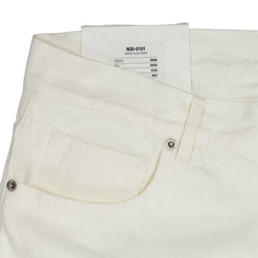 Norse Projects Ecru Slim Denim Jeans