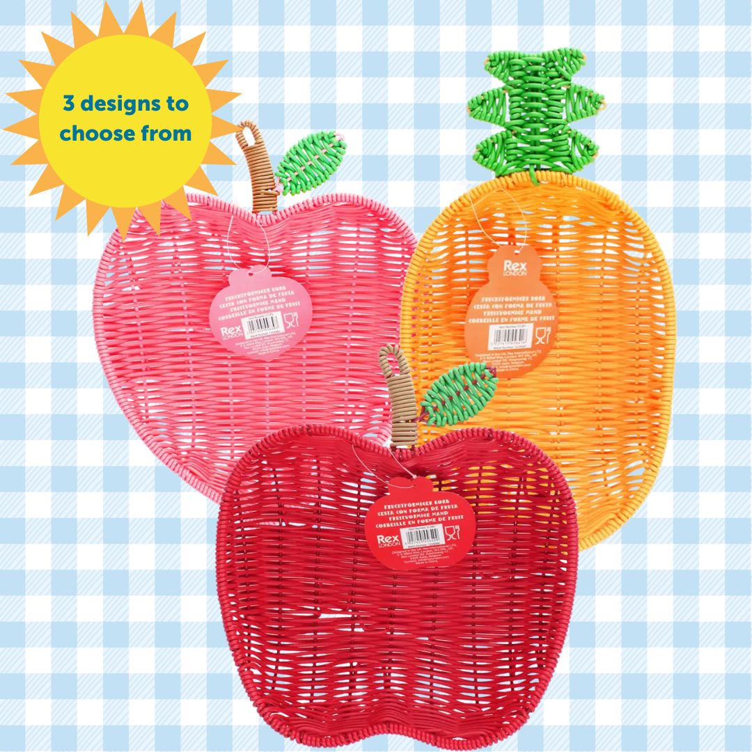 Summer fruit woven basket - 3 designs available