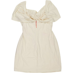 Self-Portrait Beige Off-Shoulder Mini Dress