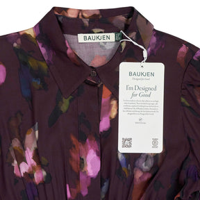 Baukjen Plum Purple Floral Charlotte Dress