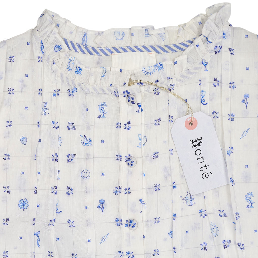 Bonte White Delft Loane Shirt