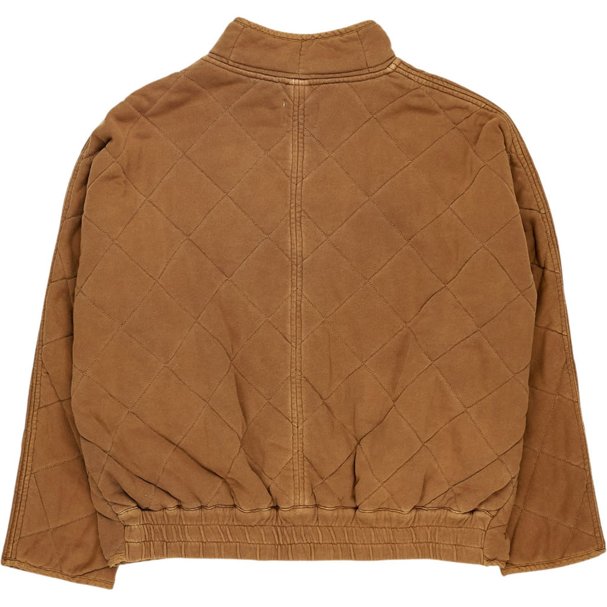 Hush Brown Quilted Jersey Jacket