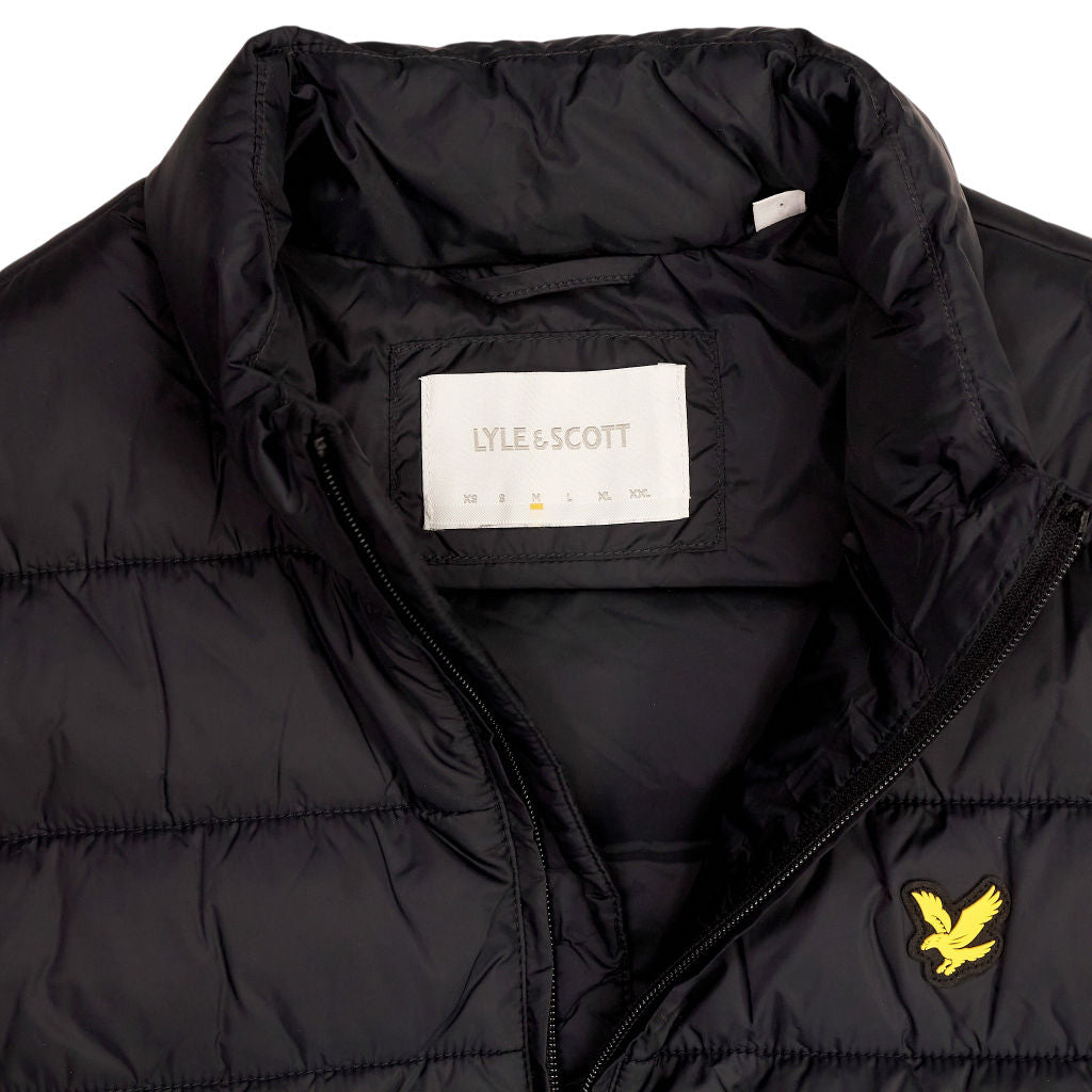 Lyle & Scott Black Quilted Puffer Gilet