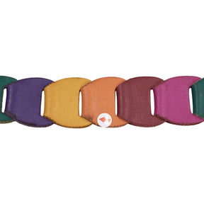 Crisis Multicolour Genuine Leather Belt Medium
