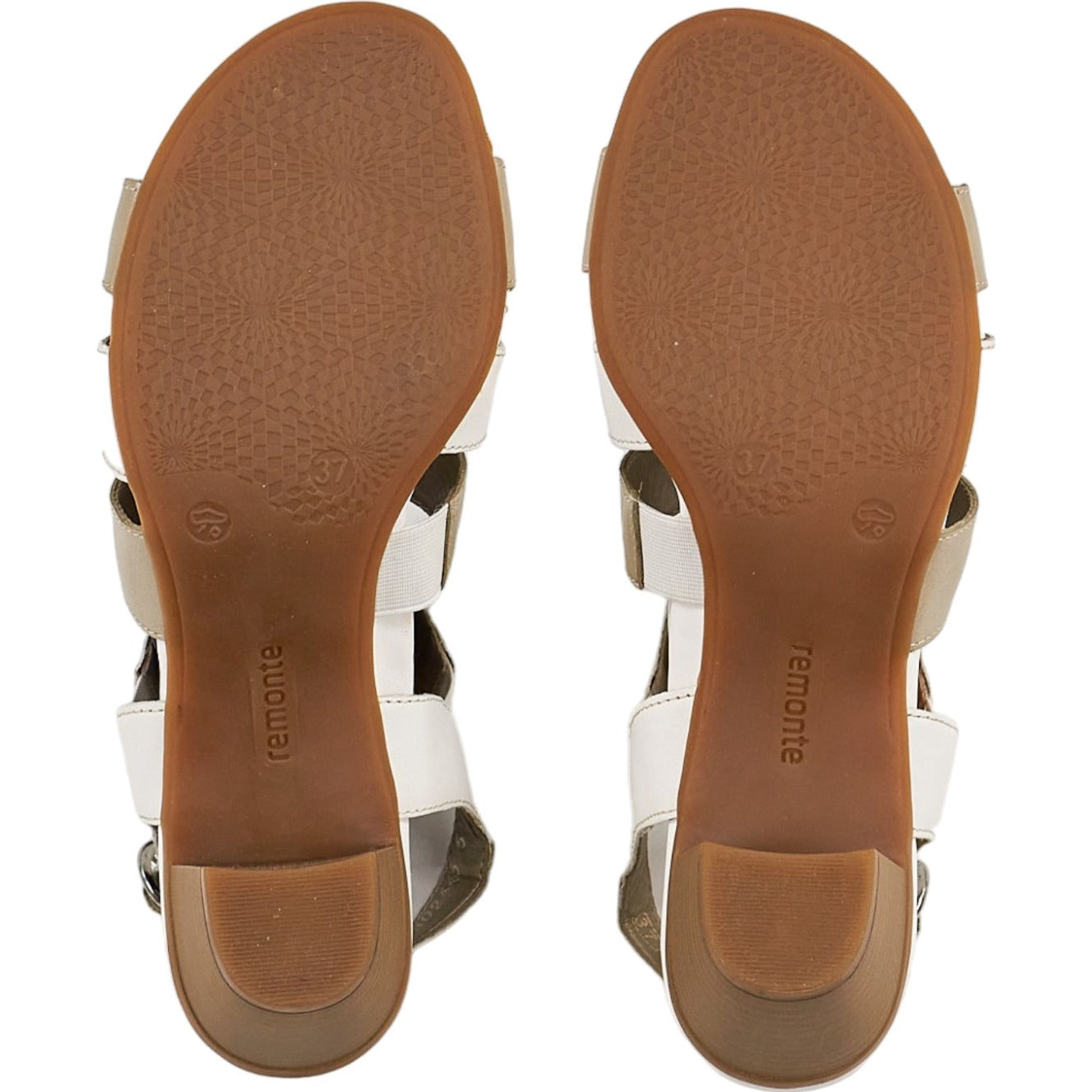 Remonte White Combination Newark Sandal