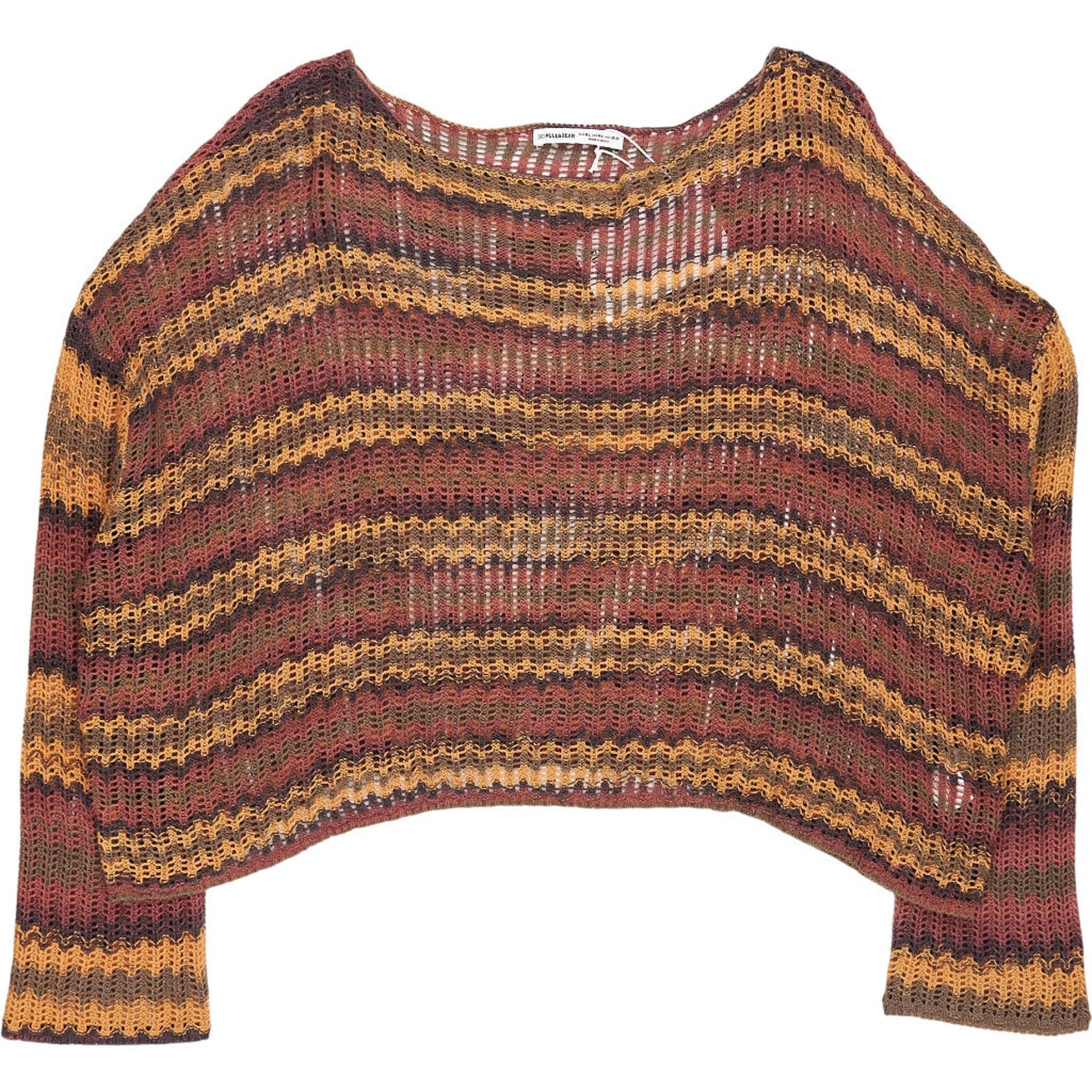 Pull & Bear Multicolour Striped Knit Jumper