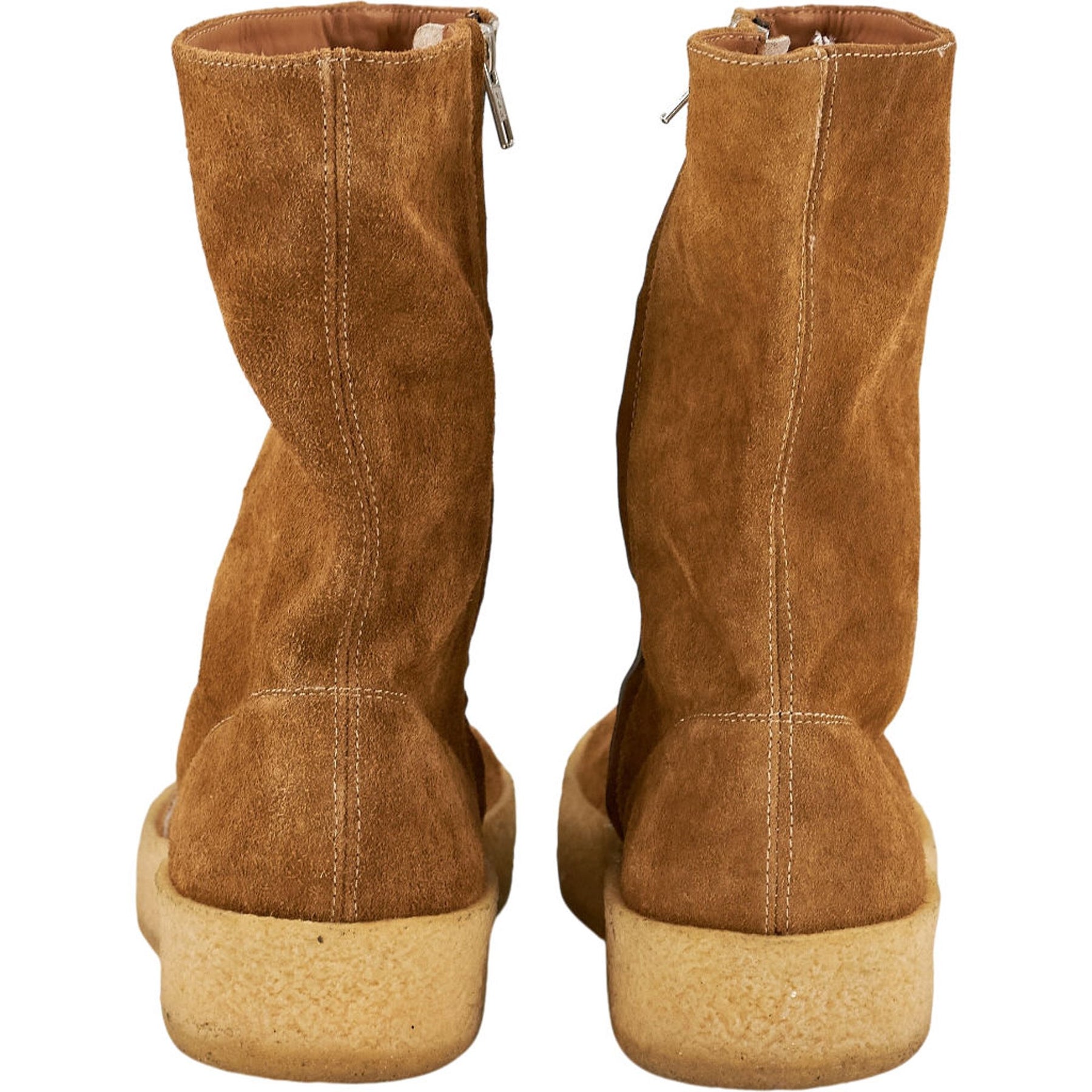 YMC Tan Suede Boots