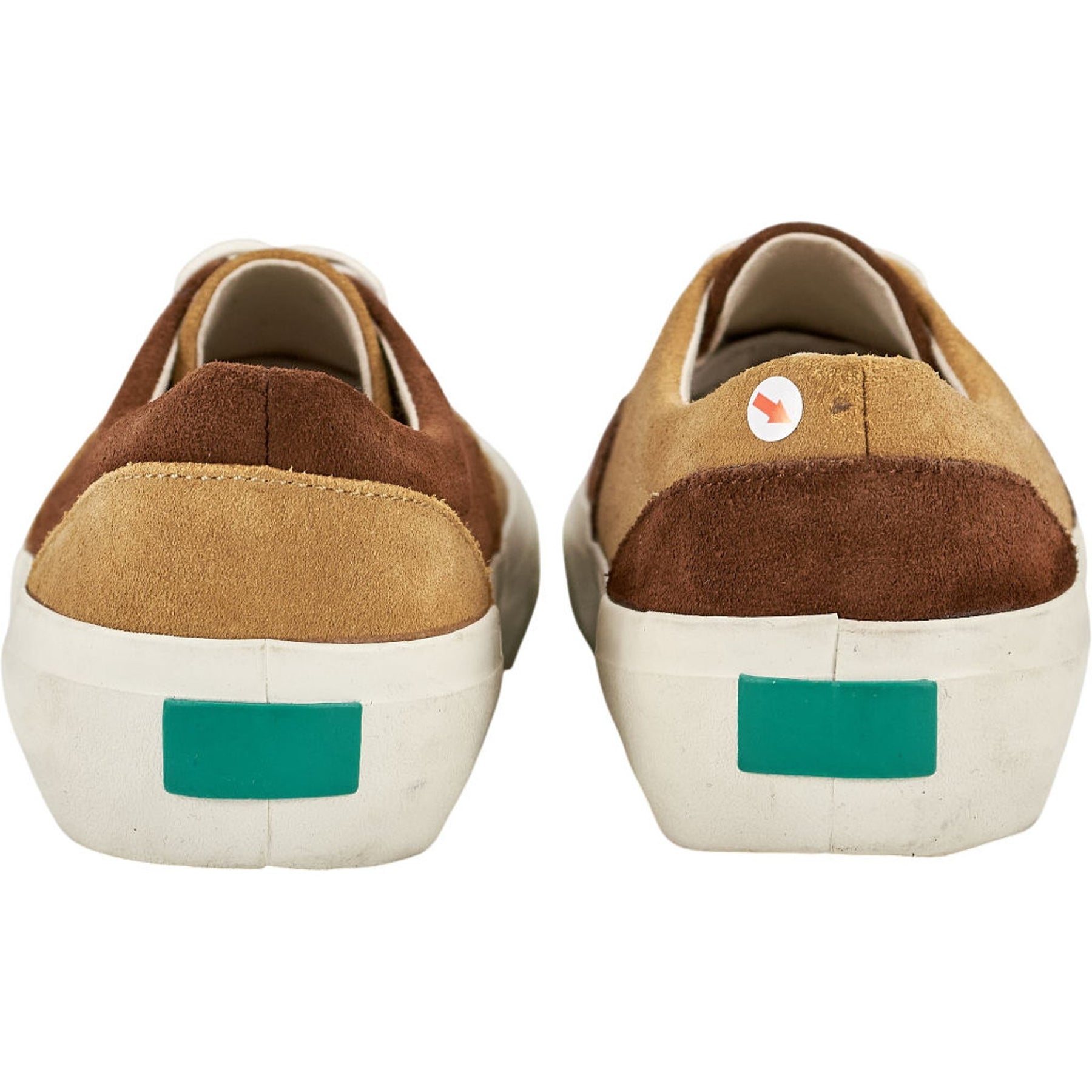 YMC Brown Beige Suede Trainers UK3