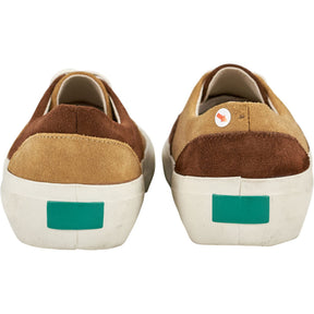 YMC Brown Beige Suede Trainers UK3