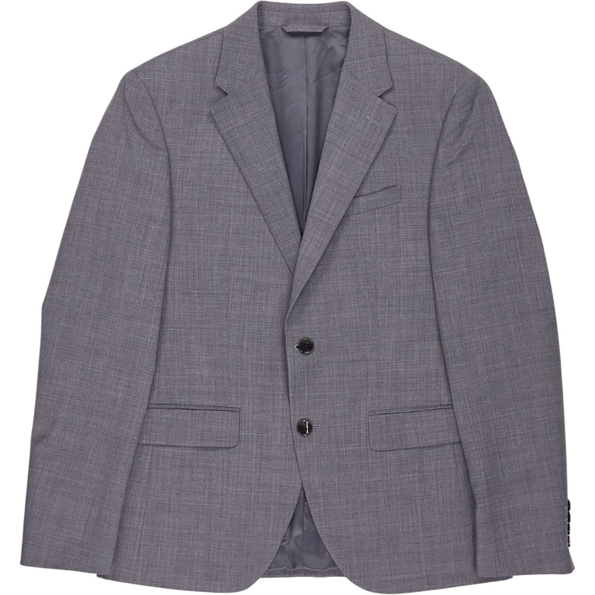 Moss Grey Wool Blend Suit Jacket