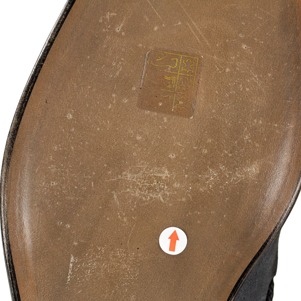 Manolo Blahnik Grey Suede Tassel Loafers