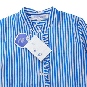 Pink City Prints Blue Striped Dress