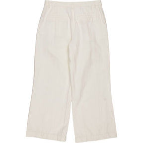 Hush White Lyra Cotton Wide Leg Trousers