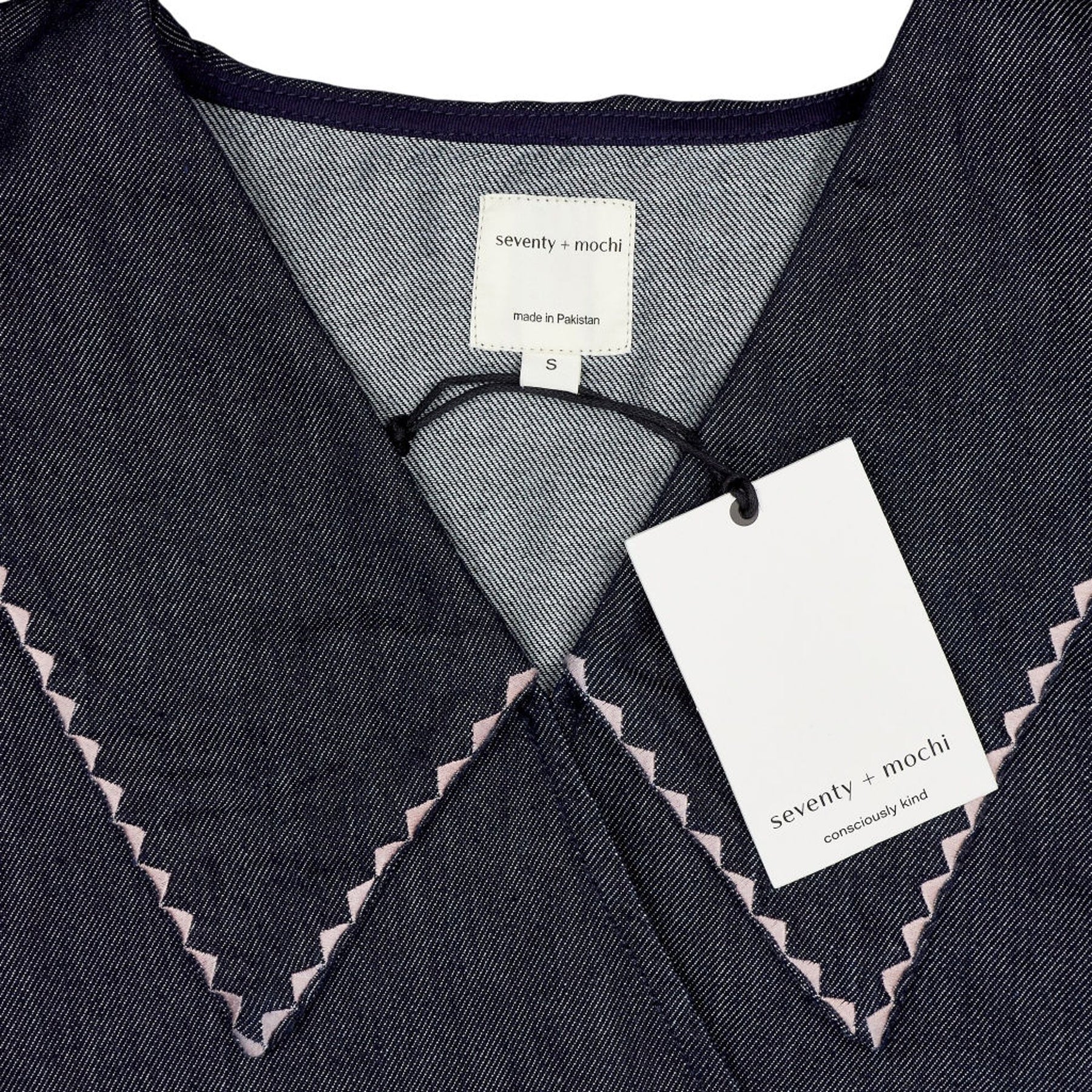 seventy + mochi Blue Nour Blouse