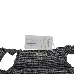 Baukjen Black & White Gingham Debrah Top