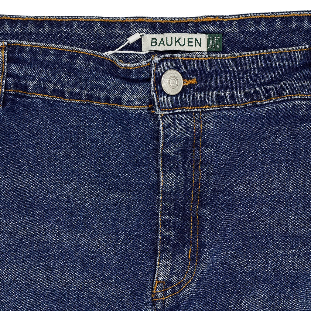 Baukjen Dark Indigo Denim Skirt