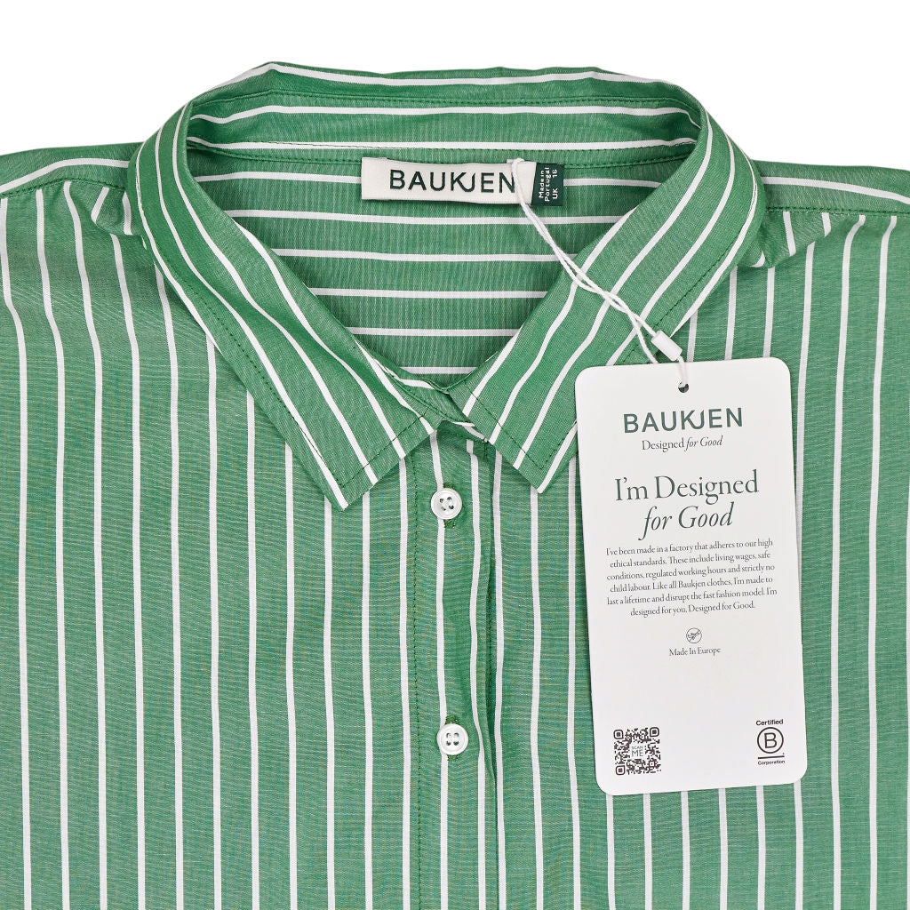 Baukjen Green Stripe Reshma Shirt
