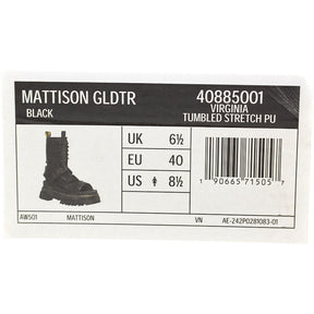 Dr Martens Black Mattison Gladiator Boots