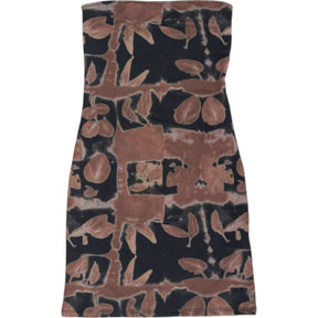 Motel Brown Pattern Mini Dress