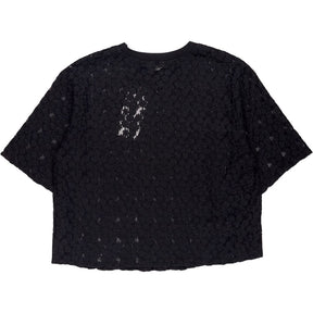 Hush Black Embroidered Floral T-Shirt