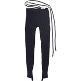 SRVC Black Textured Leggings