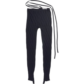 SRVC Black Textured Leggings