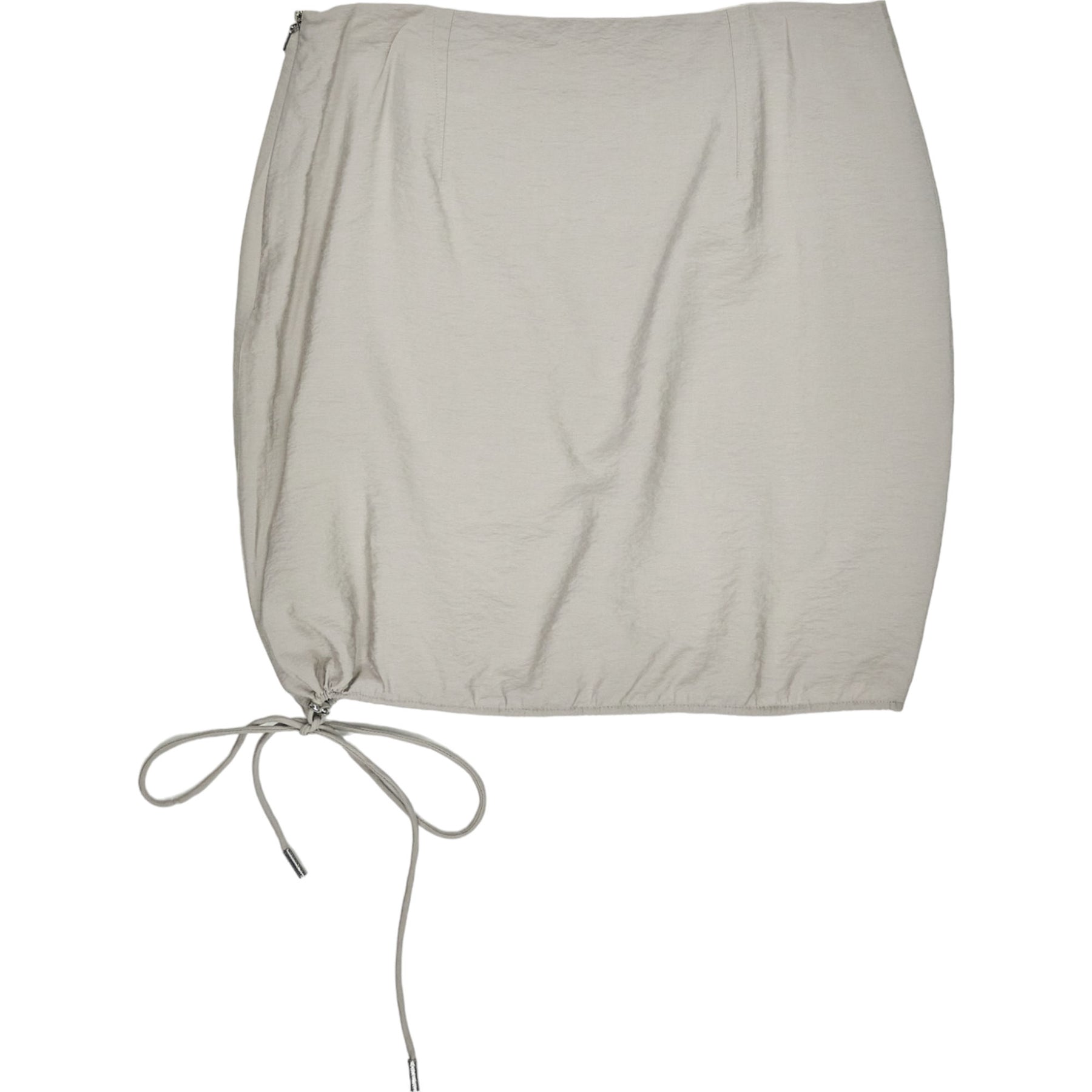 Calvin Klein White Viscose Nylon Blend Mini Skirt