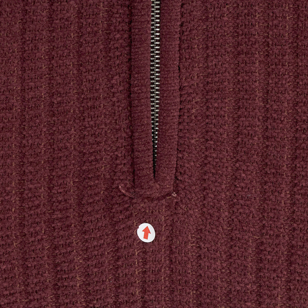 Lands' End Burgundy Ribbed Knit Jumper