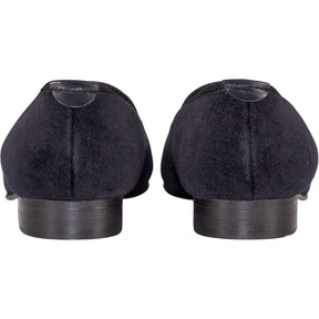 Bowhill & Elliott Black Velvet Shoes