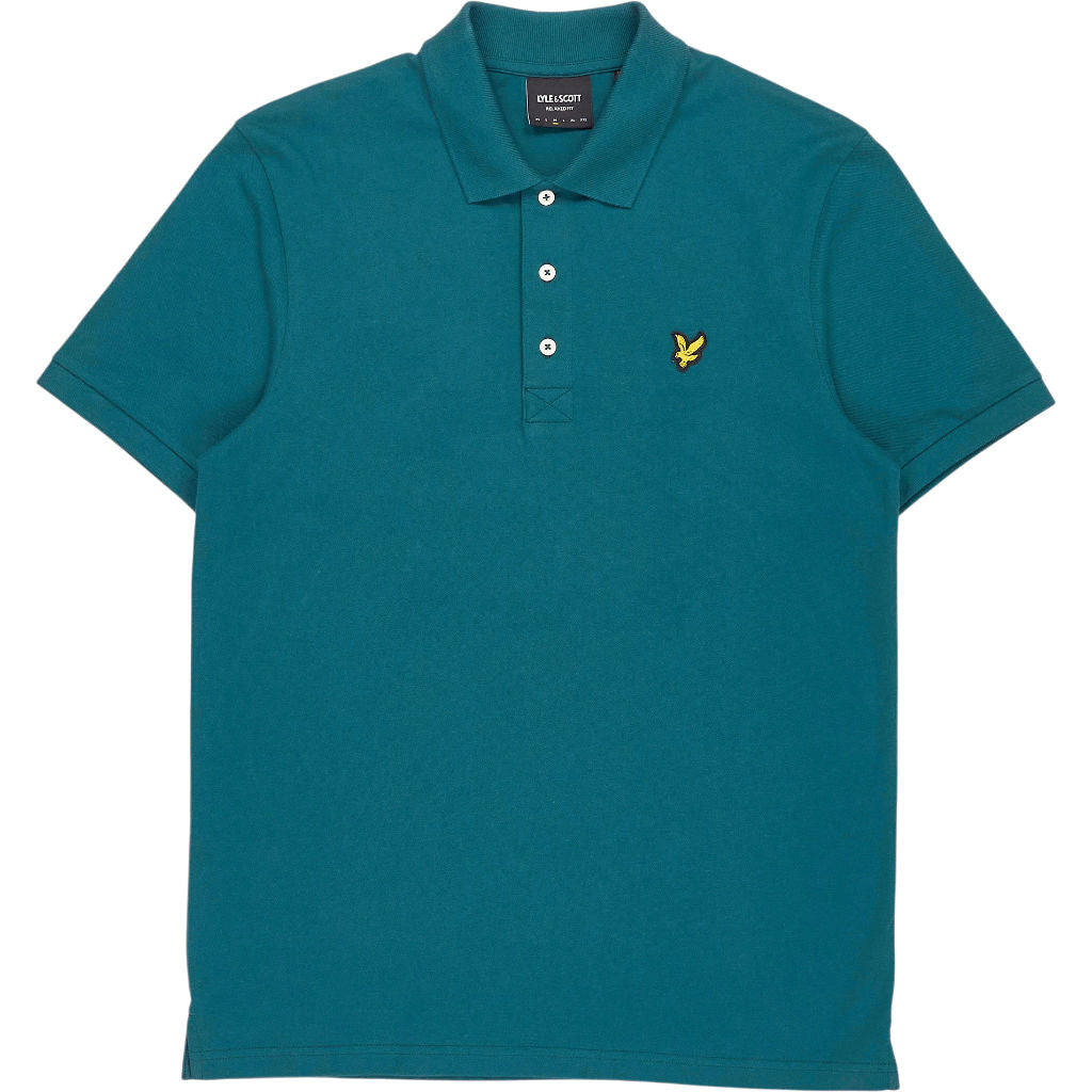 Lyle & Scott Teal Relaxed Fit Polo Shirt