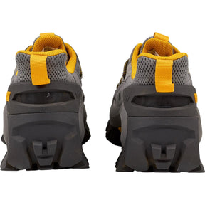 CAT Grey Yellow Intruder Max Trainers UK 8
