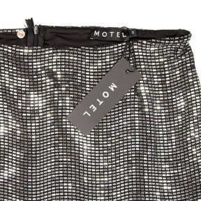 Motel Silver Ina Skirt Shimmer