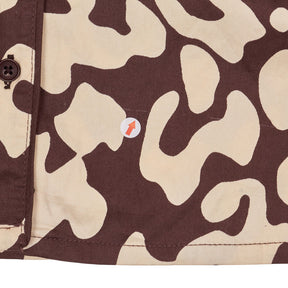 Hush Brown Cream Patterned Shirt