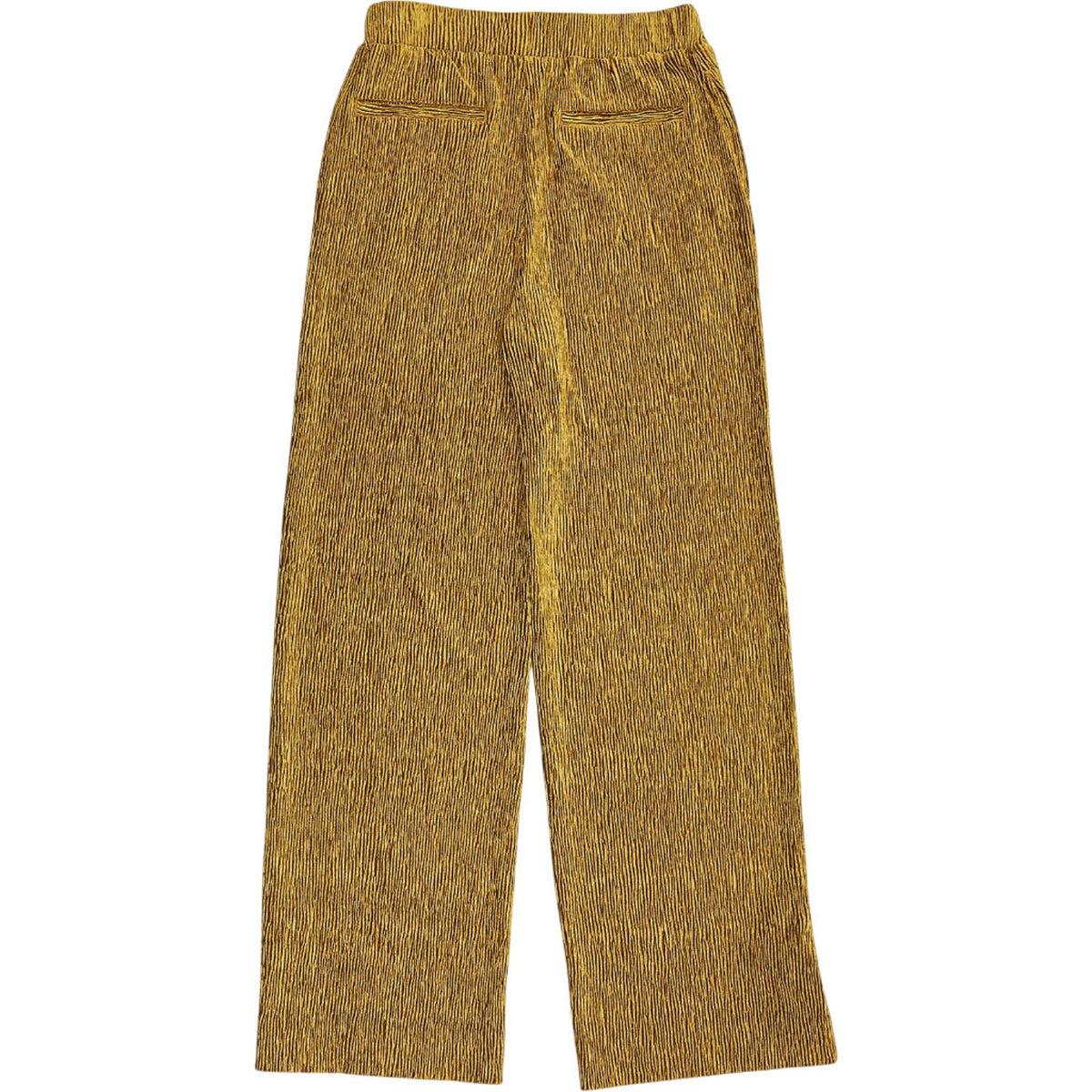 Wyse Gold Crinkle Trousers