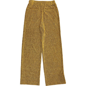 Wyse Gold Crinkle Trousers