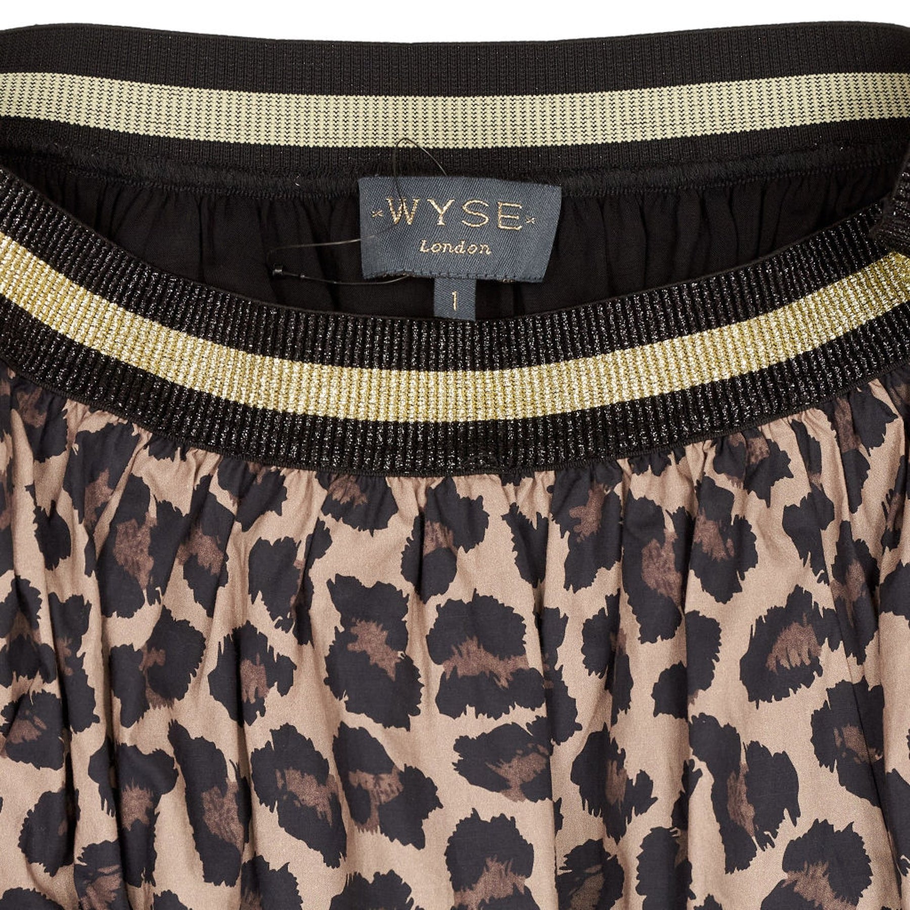 Wyse Leopard Print Midi Skirt 1
