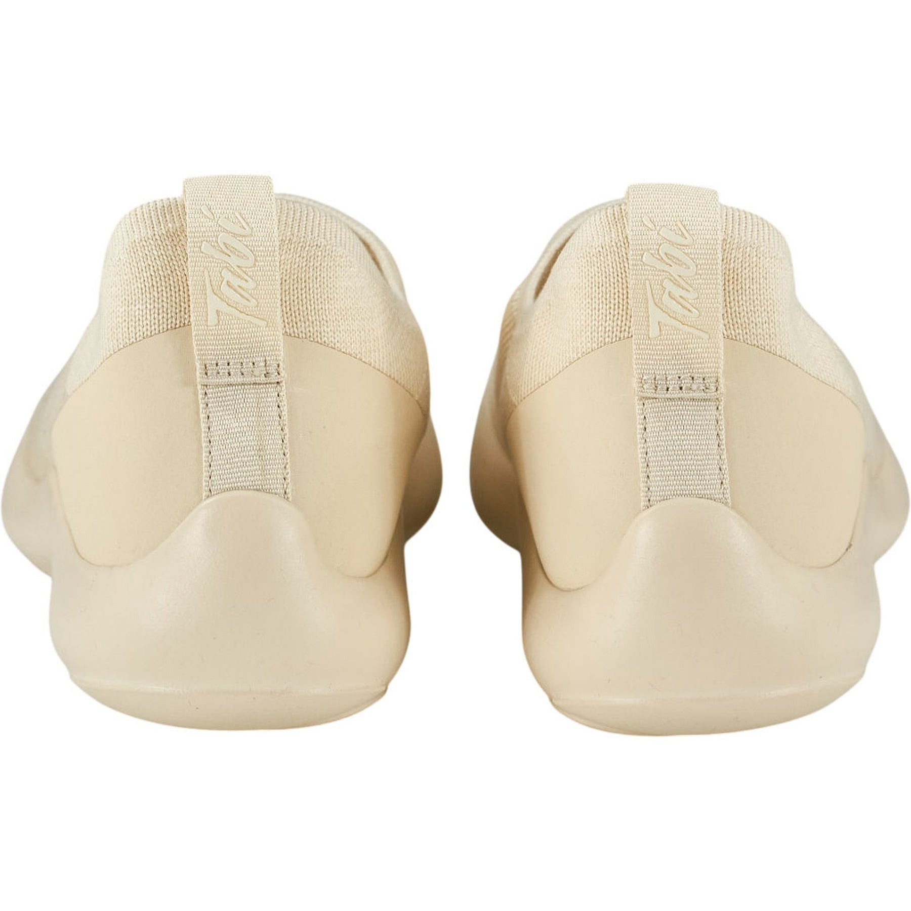 Tabi Off-White Flat Sneakers